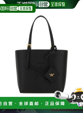 香港直邮MCM 女士斜挎包 MWPESAC04BK SS2024 手提包托特包黑色