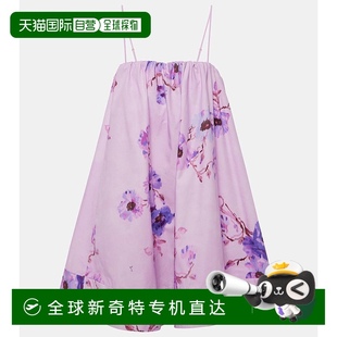 001327 香港直邮ZIMMERMANN 女士 Lightburst 花朵棉质迷你连衣裙