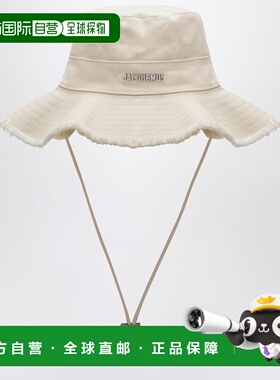 1h可退 香港直邮潮奢 Jacquemus 女士 Le Bob Artichaut 白色棉帽
