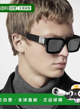 自营1h可退 欧洲直邮LV/路易威登 男士黑色金属太阳镜正品百搭显
