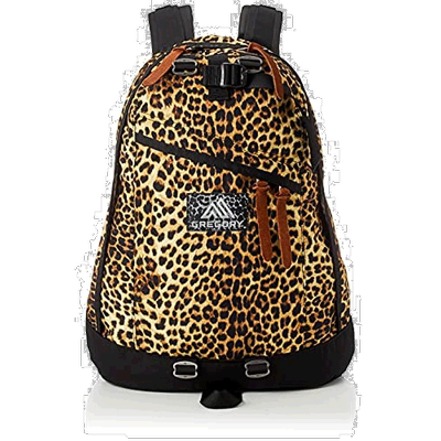 日本直邮Gregory格里高利 daypack 休闲双肩包 豹纹