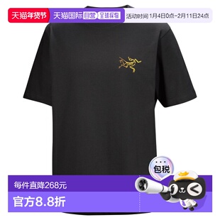 加拿大直邮始祖鸟Kragg Cotton男士户外运动圆领短袖T恤