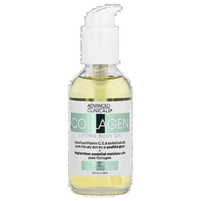 香港直邮Advanced Clinicals,胶原蛋白提拉身体油，3.8 液量正品