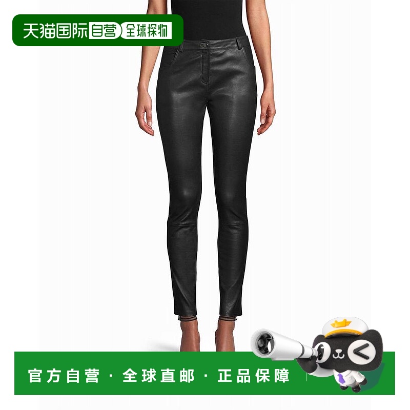 1h可退 【美国直邮】nicole miller 女士 休闲裤裤子皮裤