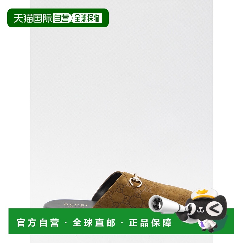 1h可退 香港直邮GUCCI 男士凉鞋 850140AAFQV2118 AW2025 棕色 Gu