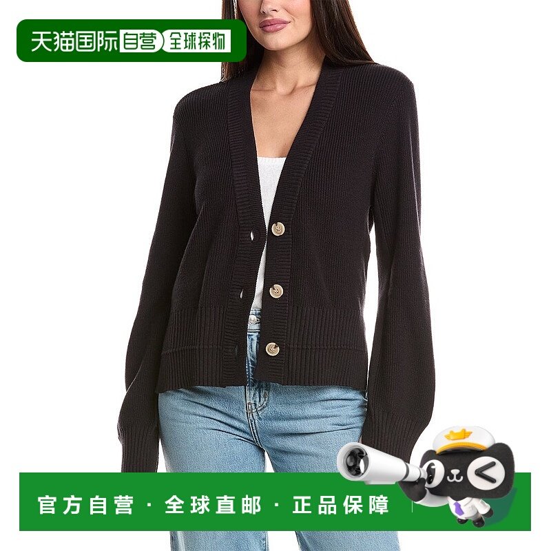 自营7 for all mankind7全人类舒适开衫-黑色 美国奥莱直发