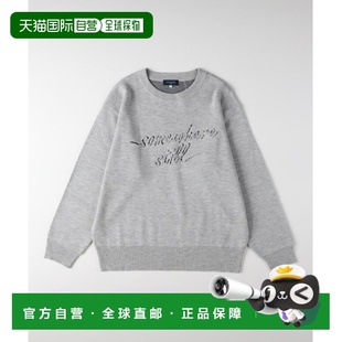 型圆领毛衣 1h可退 宽松版 NUMBER男装 立体logo设计 日本直邮BACK