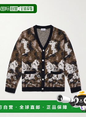 1h可退 香港直邮潮奢 CARHARTT WIP 男士 Merton 迷彩色嵌花针织