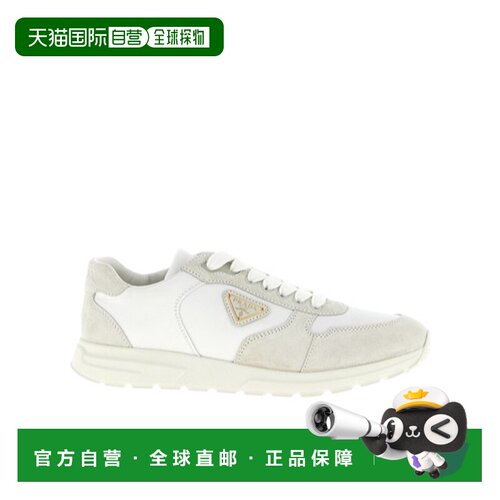 香港直邮PRADA 女士运动鞋 1E021OD7CF035F0009 SS2026 白色