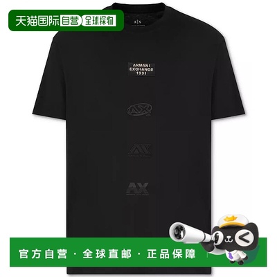 1h可退 【美国直邮】armani exchange 男士 上装T恤