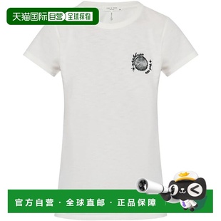 Embroidered bone Multi Ivory Tee Disco Women 自营rag