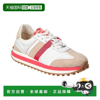 自营salvatore ferragamoFerragamo Iulia Suede-Trim Sneaker -