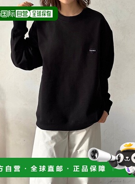 1h可退 日本直邮LOCUST 男女同款 加绒圆领T恤 心形刺绣宽松设计