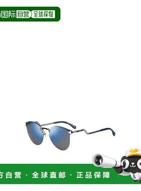 香港直邮FENDI 女士眼镜 FF0040SLQJ AW2021 蓝色太阳镜