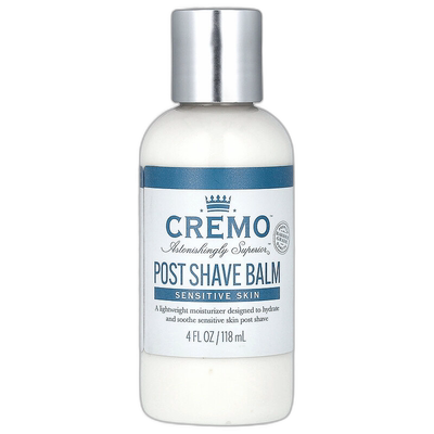 香港直邮Cremo,须后乳，敏感肌肤，4 液量盎司（118 毫升）剃须