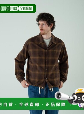 1h可退 日本直邮PENDLETON 格子衬衫翻领休闲外套抽绳日系穿搭