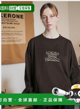 1h可退 日本直邮F/CE. 男女同款CASPER图案环保再生材料长袖T恤