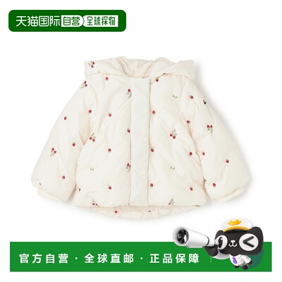 【特价】日本直邮Petit Main 刺绣绗缝羽绒服童装夹克外套少女