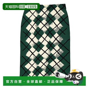 常春藤 自营 Intarsia针织迷笛裙 Argyle 美国奥莱直发 Burberry