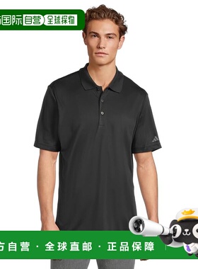 1h可退 香港直邮adidas 阿迪达斯 男士 adi 比赛短袖高尔夫球Polo