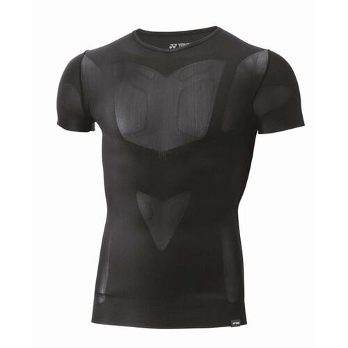 日本直邮Yonex Uni V领短袖羽毛球衫 STBA1022-007