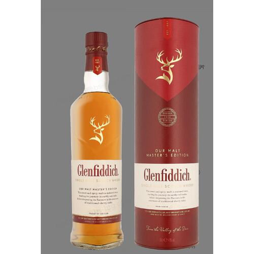 欧洲直邮Glenfiddich格兰菲迪威士忌大师精选2号/12年/21年/15年