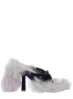 burberry【美国奥莱】直发 Step Post 高跟凉鞋 - 黑色多色