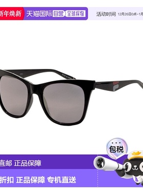 自营 Fila女式53毫米黑色太阳镜-黑色 美国奥莱直发