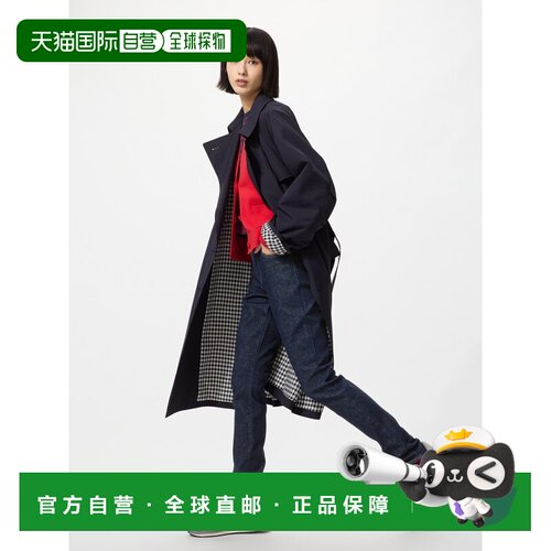 日本直邮UNIQLO优衣库 SS26 SS26 口袋设计舒适修身牛仔裤 女款