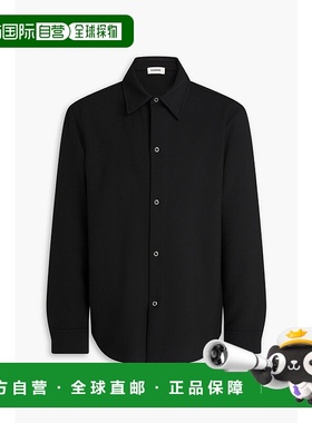 1h可退 香港直邮潮奢 Sandro 男士 绉纱衬衫 SHPCM01114NOIR