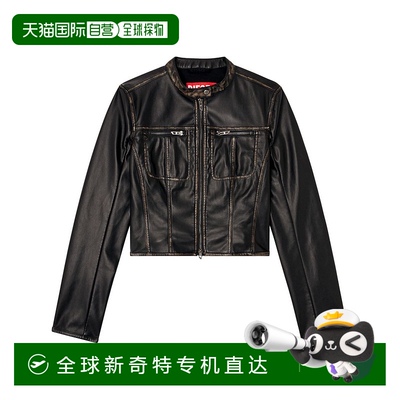 香港直邮DIESEL 女士西服 A166600IKAR900 SS2025 黑色 Giacca G-