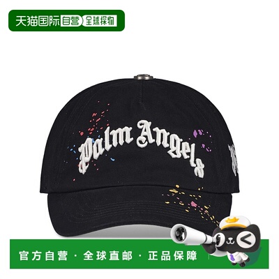 自营palm angelsCurved Brim Cap With Bold Embroidery And Colo