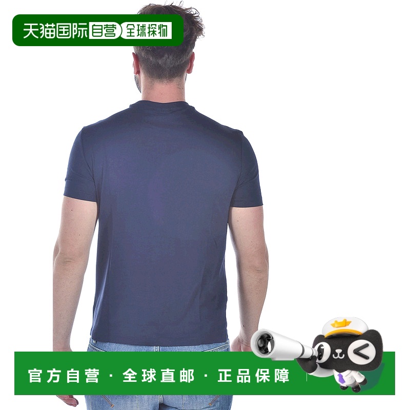 1h可退 香港直邮EMPORIO ARMANI 男士T恤 3Z1T941J00ZBLUE阿玛尼
