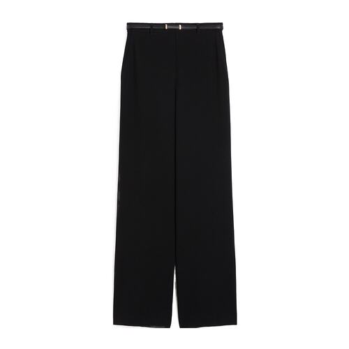 MAX MARA 女士休闲裤 6136015106001 AW2025 黑色 长款卡迪裤