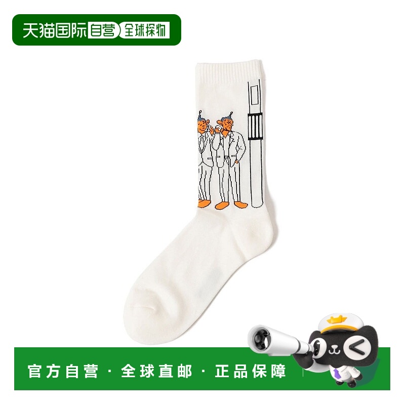 1h可退 日本直邮WHIMSY SOCKS 男装 PEEPO-SAN趣味设计袜 7543008