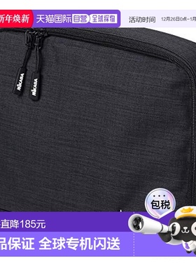 【日本直邮】Mikasa米卡萨 排球裁判刺绣收纳袋 黑色 AC-VRC2