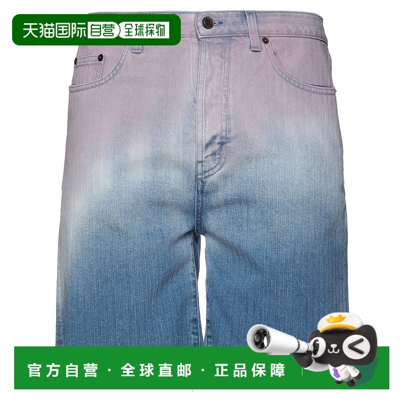 香港直邮潮奢 Saint Laurent 圣罗兰 男士 牛仔短裤