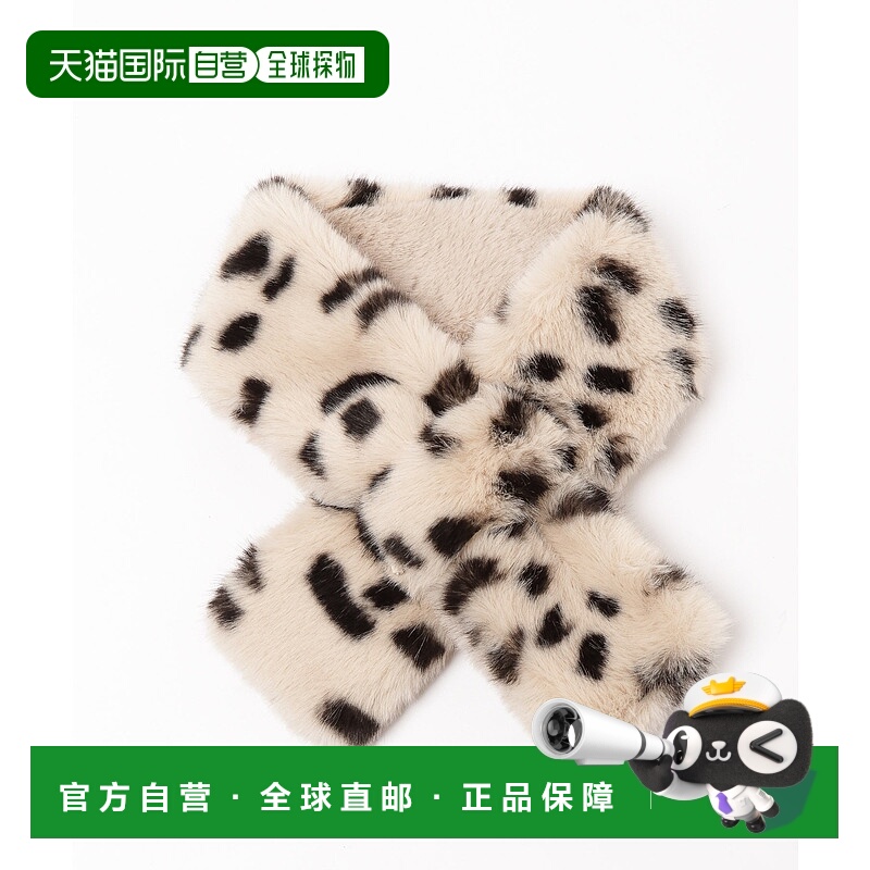 1h可退 日本直邮LOWRYS FARM 女装 差入式仿毛草环颈保暖围巾 579