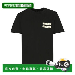 香港直邮GIVENCHY 黑色 男童T恤 AW2025 圆领T H3095909B 1h可退