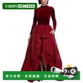 red 自营Marchesa 美国奥莱直发 Velvet Gown Notte Stretch