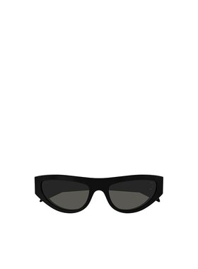 GUCCI 女士太阳镜 GG1919S001 SS2025 黑色 几何框太阳镜