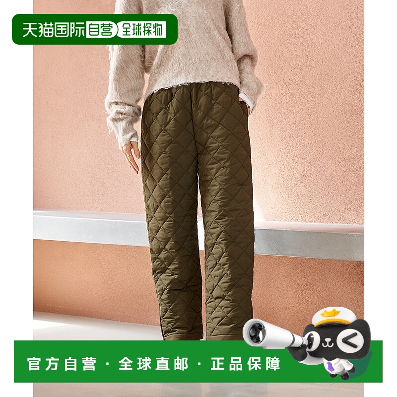 1h可退 日本直邮FREAK'S STORE 女装 PRIMALOFT 保暖菱格棉裤 宽