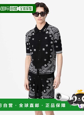 香港直邮Amiri 短袖Polo衫 amknpo1029翻领