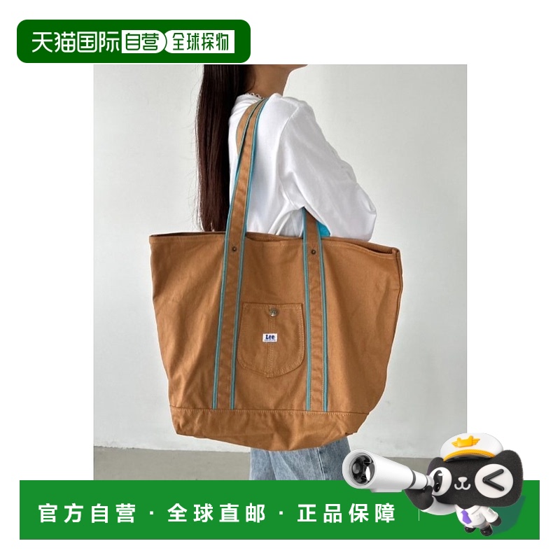 日本直邮Lee 女士M号配色口袋手提包 0426096