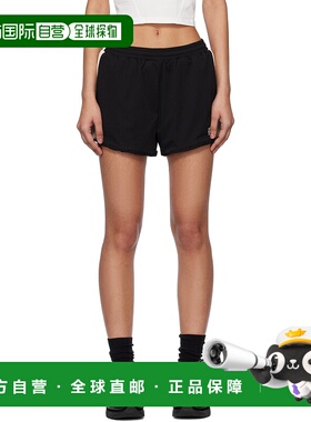 1h可退 香港直邮潮奢 Kijun 女士 黑色 Frill Jersey 短裤 25SSW3