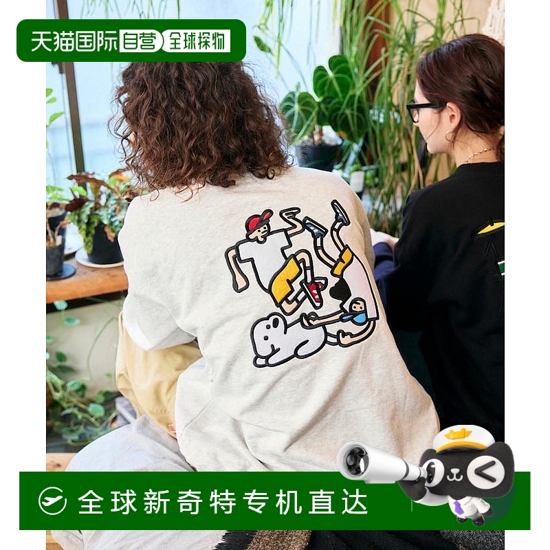 日本直邮matsui 特别定制刺绣圆领男女同款卫衣 1023411300018