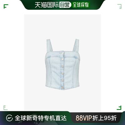 香港直邮潮奢 Levi'S 李维斯 女士 Drea 方形领修身牛仔上衣