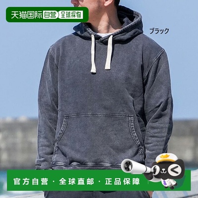 日本直邮RealBvoice 男士图案套头派克大衣长袖连帽衫10511-12146