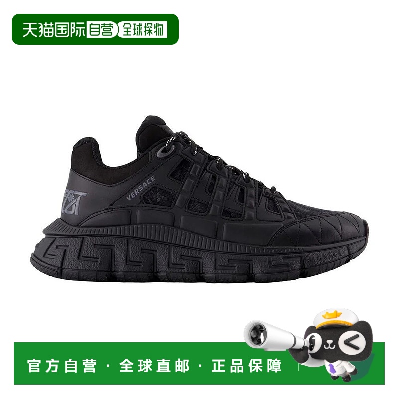 香港直邮VERSACE 男士运动鞋 DSU80941A09769 AW2025 黑色 Versac