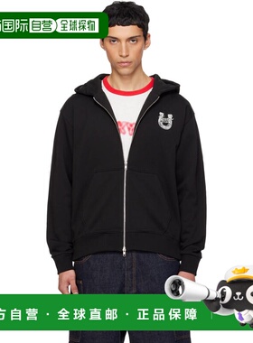 1h可退 香港直邮kenzo 高田贤三 男士 黑色 Paris 春节系列 Embro